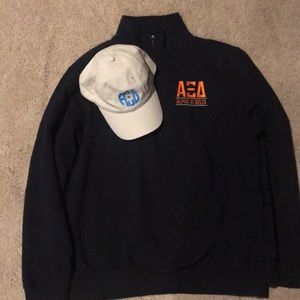Aloha Xi Delta sweatshirt and hat combo